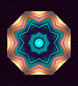 Abstraktes Kaleidoskop